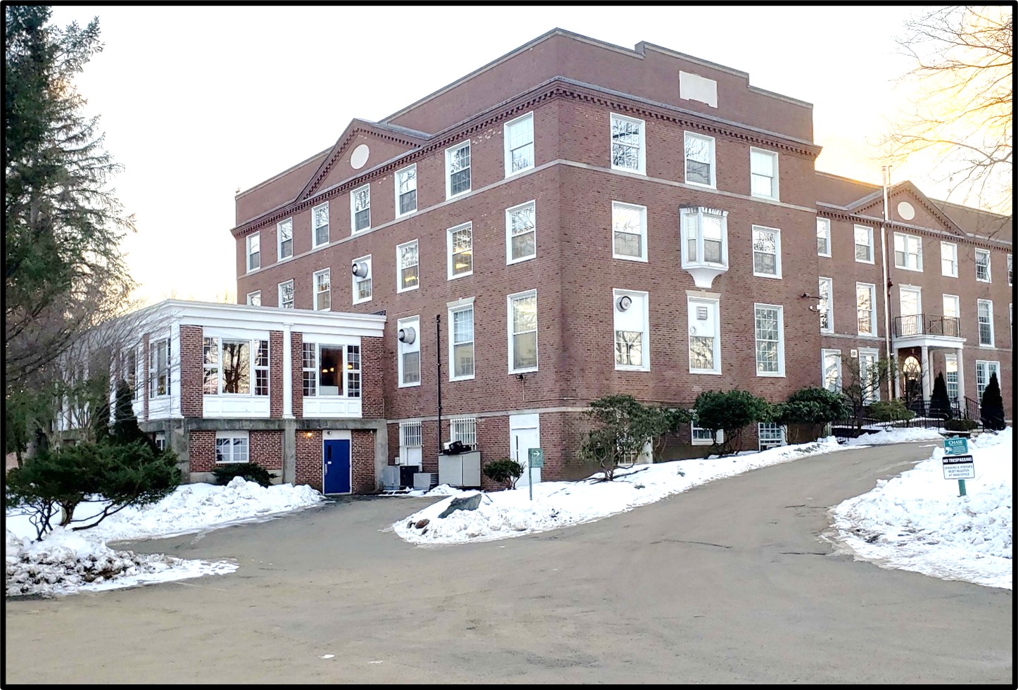 Margaret Hall building on Chase Campus